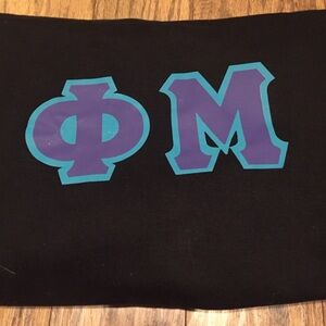 Phi Mu Purple & teal hoodie